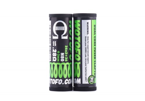 Wotofo - Pre-Built Coils (Pack of 10) - 0.28 Ohm Dual Core Fused Clapton