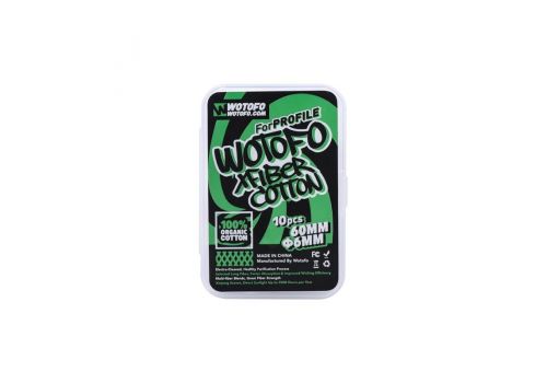 Wotofo - Profile RDA 6mm Agleted Cotton (Pack of 10)