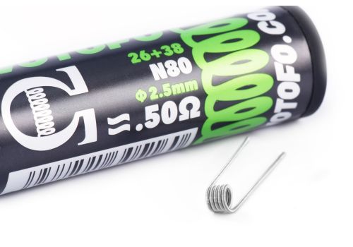Wotofo - Pre-Built Coils (Pack of 10) - 0.5 Ohm Fused Clapton