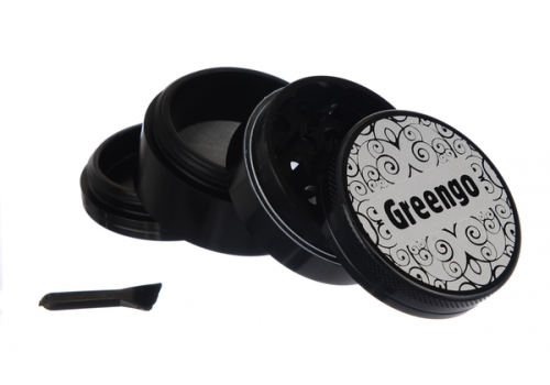 GREENGO Grinder 4 part 50mm Black