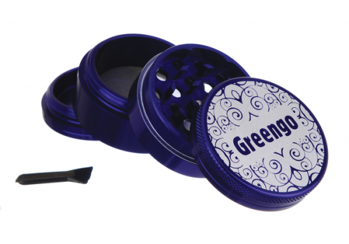 GREENGO Grinder 4 part 50mm Blue
