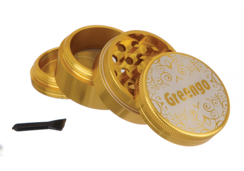 GREENGO Grinder 4 part 50mm Gold