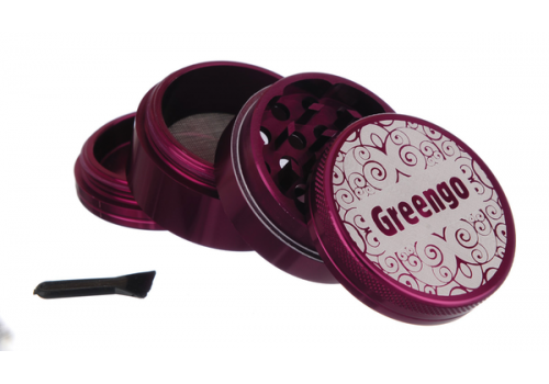 GREENGO Grinder 4 part 50mm Purple