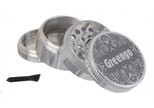 GREENGO Grinder 4 part 50mm Silver