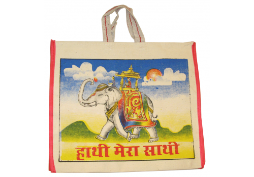 Elephant Cotton Bag (40cm x 35cm)