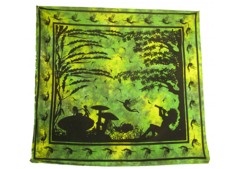 Bed Cover GREEN Faerie Design