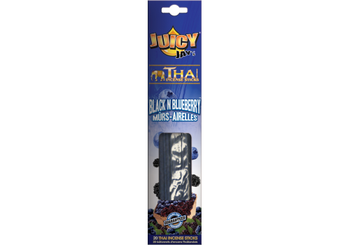 Juicy Jay Incense  12/box - BLACK N BLUEBERRY
