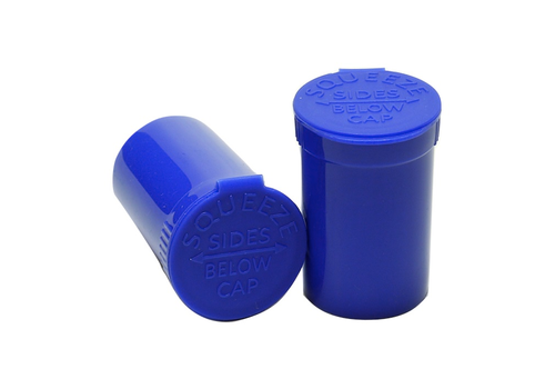 BLUE OPAQUE Pop Top Bottle 6 Dram (1gm)