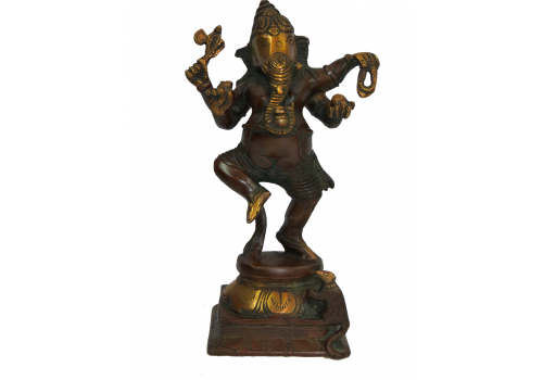 Brass Ganesh Statue (23cm x 2kg)
