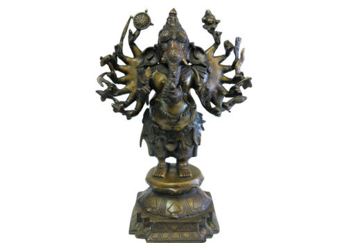 Brass Ganesh Statue (11kg) 